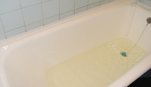 Восстановление покрытия чугунных ванн
